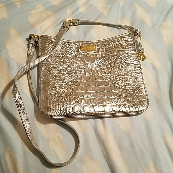 brahmin silver handbags